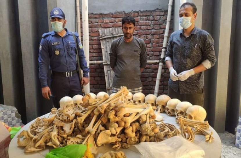 কেমিক্যাল দিয়ে হাড় থেকে মাংস আলাদা করে পাচার করতেন বাপ্পি