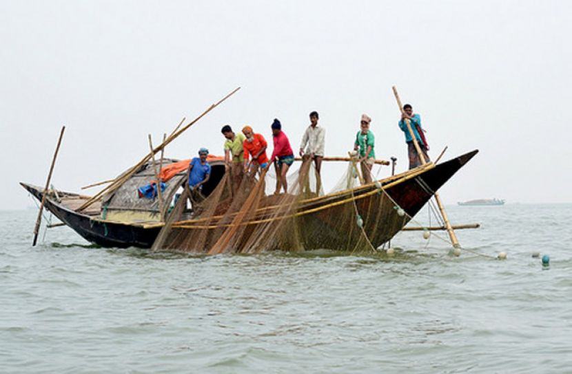 নদীতে মিলছে না ইলিশ, জেলেপল্লীতে হাহাকার