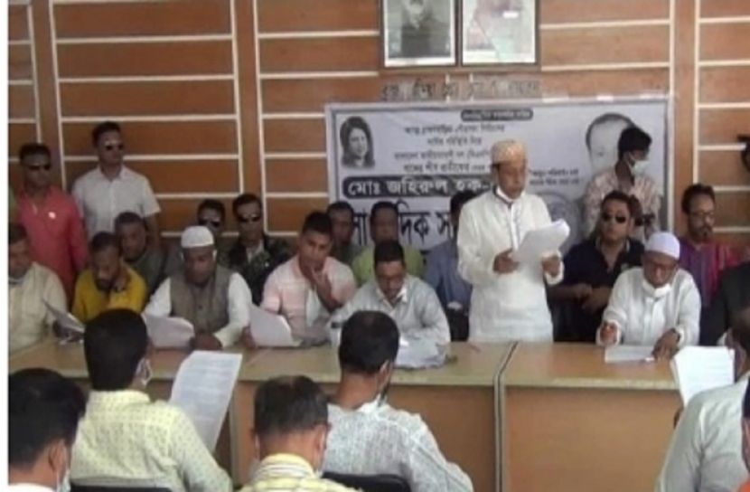 ব্রাহ্মণবাড়িয়ায় বিএনপি প্রার্থীর সংবাদ সম্মেলন