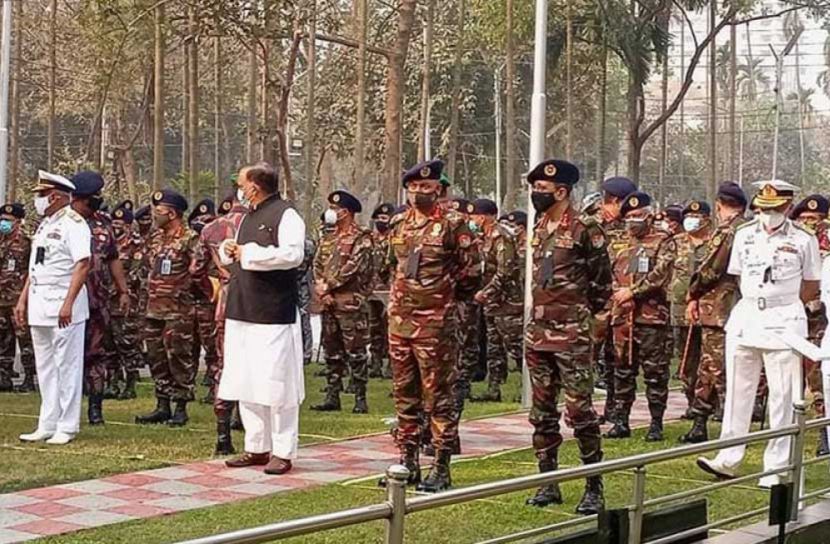 পিলখানায় শহীদদের প্রতি শ্রদ্ধা