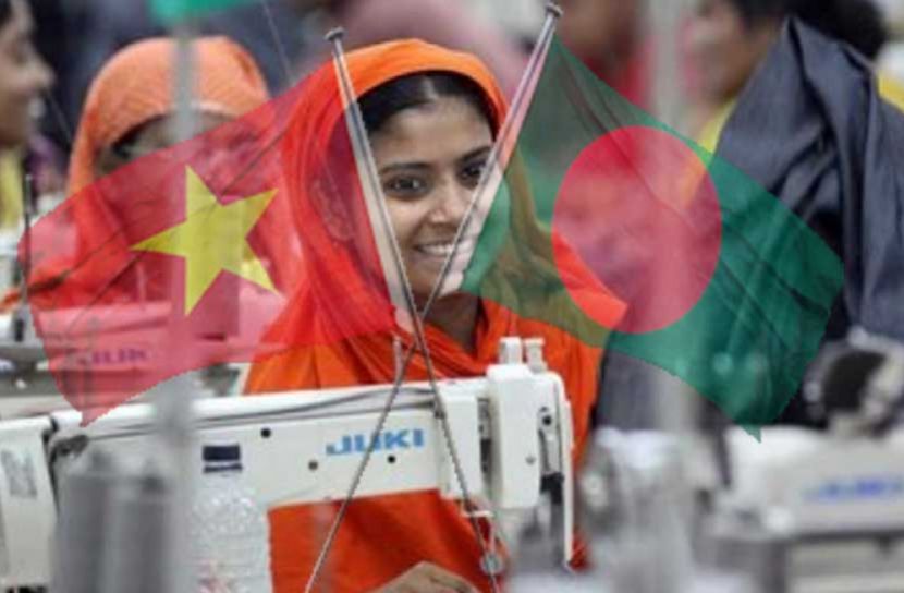 ভিয়েতনামকে ছাড়িয়ে দেশের পোশাক খাত