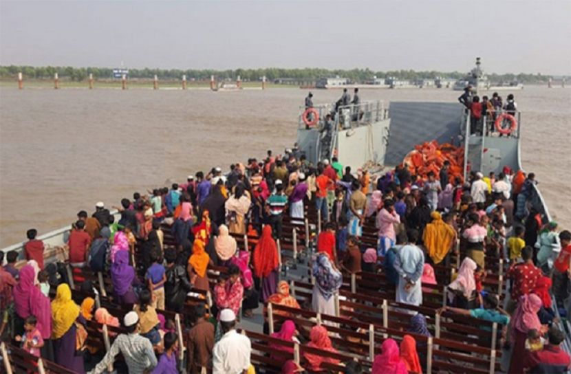 ভাসানচরে যাচ্ছেন আরও ৩  হাজার রোহিঙ্গা