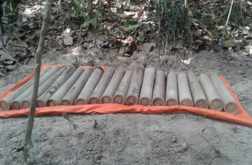 সাতছড়িতে অভিযান : ১৮টি রকেট লাঞ্চার উদ্ধার 