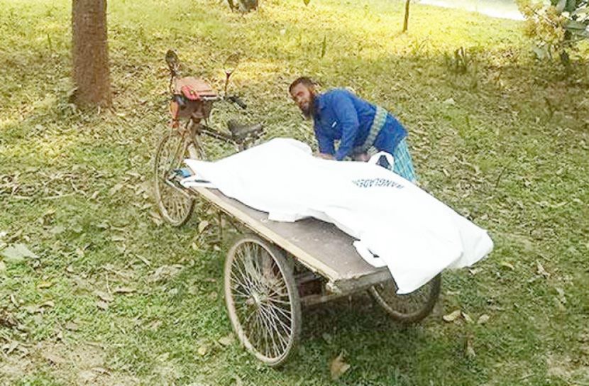 আখ ক্ষেতে নারীর মরদেহ