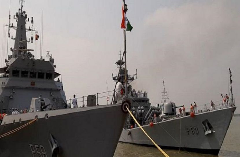 সুবর্ণজয়ন্তীতে মোংলায় ভারতীয় যুদ্ধজাহাজ