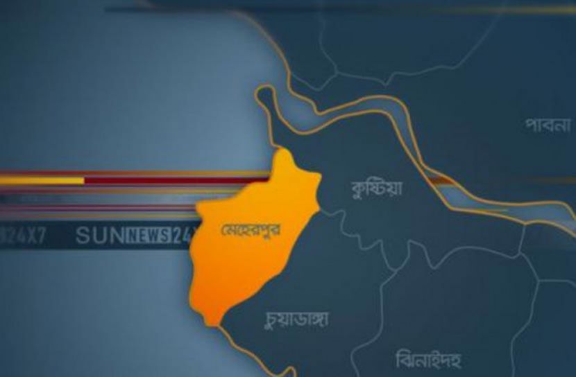মেহেরপুরে ট্রাক ও মোটর সাইকেল সংঘর্ষে নিহত ১