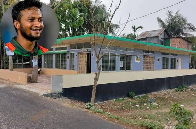 নানার বাড়িতে মসজিদ নির্মাণ করলেন সাকিব