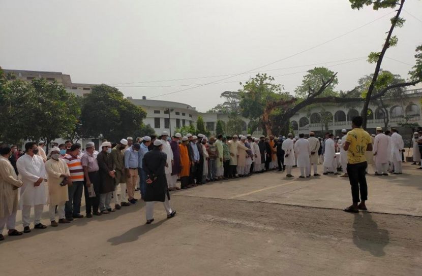 সুপ্রিম কোর্টে মওদুদের জানাজা সম্পন্ন