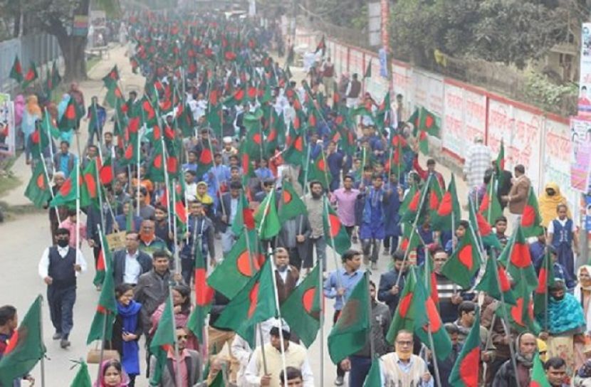 সারাদেশ প্রদক্ষিণ করবে ৫০ পতাকা সম্বলিত র‌্যালি