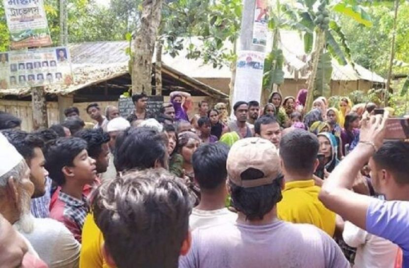 জুড়ীতে সীমান্তে নিহত যুবকের লাশ ফেরত আনতে গ্রামবাসীর বিক্ষোভ  