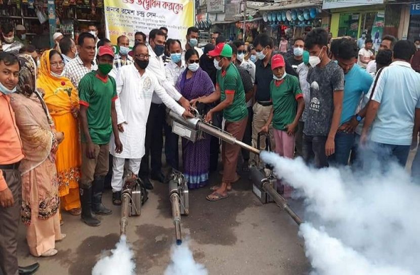 ঠাকুরগাঁও পৌরসভার  মশক নিধন কার্যক্রমের উদ্বোধন