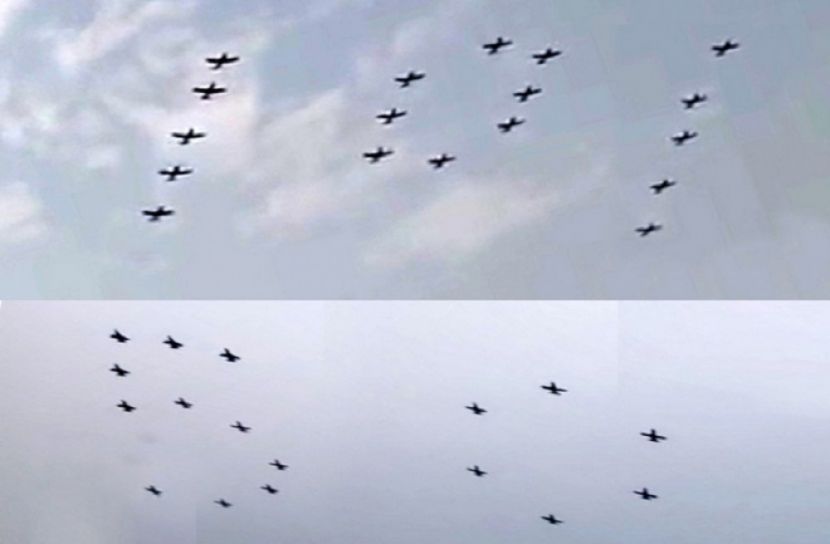  '১০১ ও ৫০' লিখে সম্মান জানাবে বিমান বাহিনী