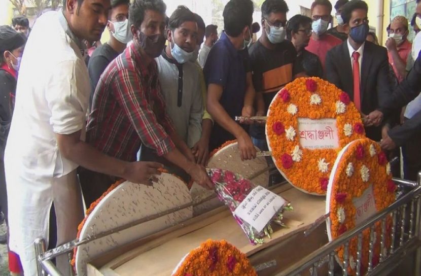 টাঙ্গাইলে জেলা কালচারাল কর্মকর্তার জানাযা সম্পন্ন 