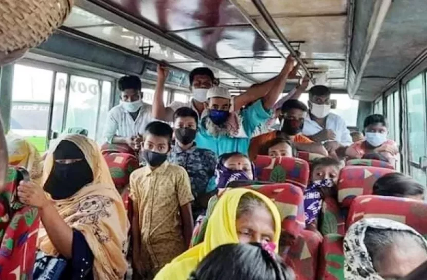 গণপরিবহনে ৫০ শতাংশের বেশি যাত্রী নয়