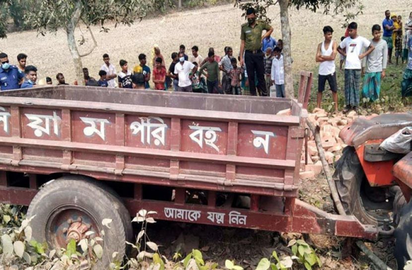 সাইড দিতে গিয়ে ট্রলি খাদে, নিহত ২