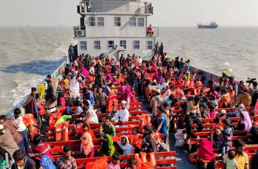 আরো চার হাজার রোহিঙ্গা যাচ্ছে ভাসানচরে