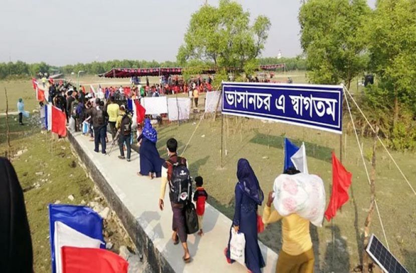 ভাসানচর পৌঁছেছে ২১২৮ রোহিঙ্গা