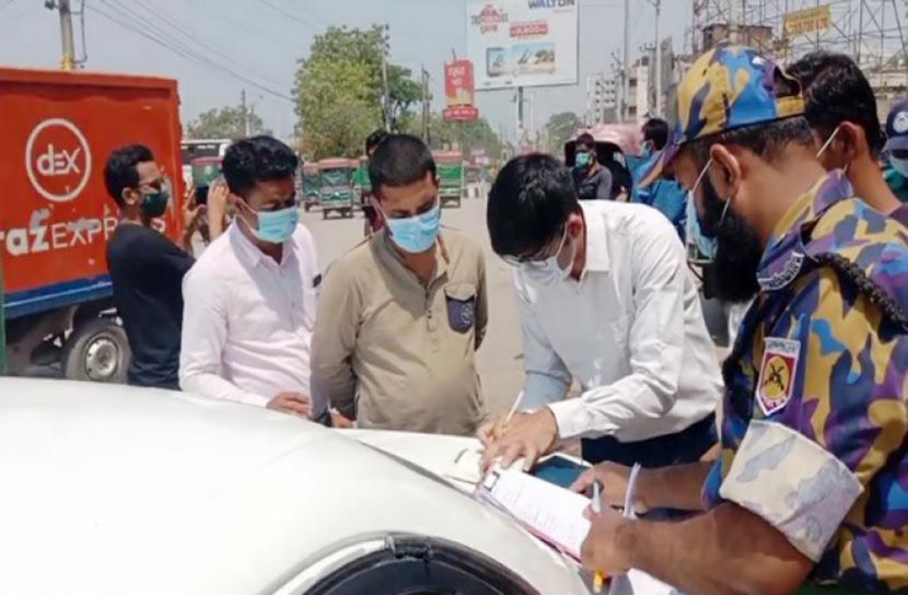 লকডাউন বাস্তবায়নে খুলনায় ৪৮ মামলা 