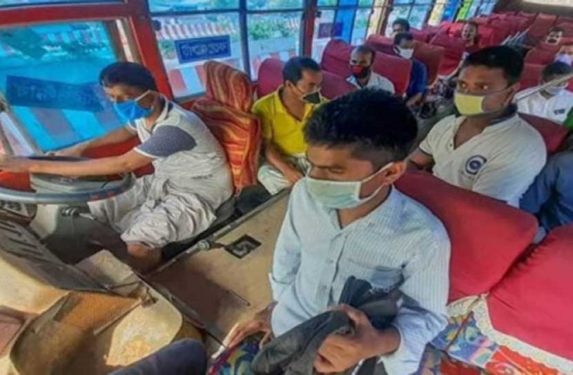 ফের শুরু হলো গণপরিবহন চলাচল