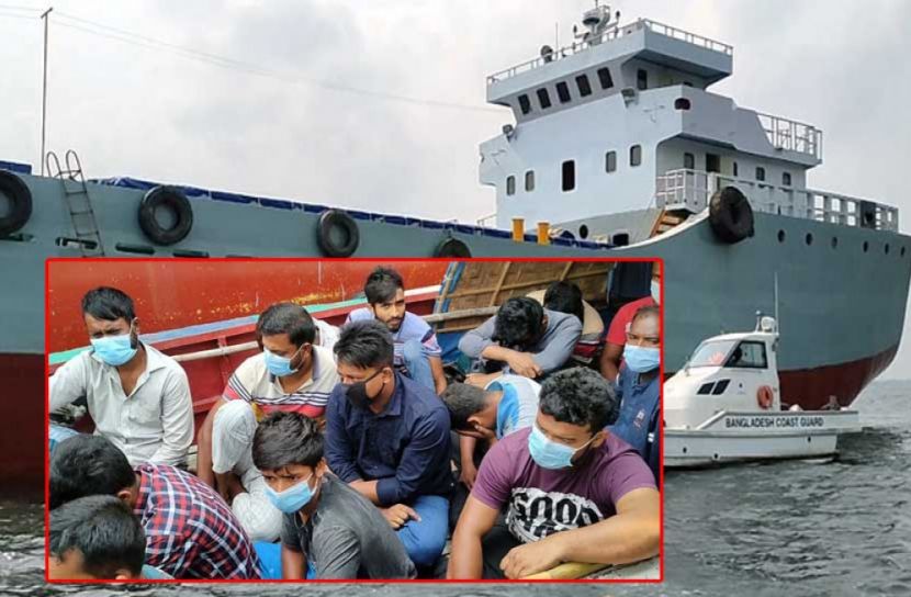 শীতলক্ষ্যায় লঞ্চডুবি,  ১৪ স্টাফসহ ঘাতক জাহাজ আটক