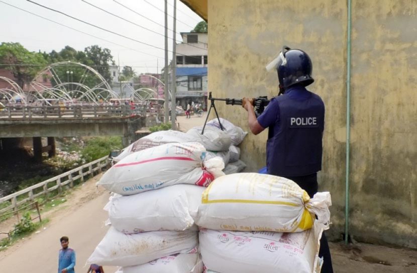 ব্রাহ্মণবাড়িয়ায় সব থানায় নিরাপত্তা জোরদার