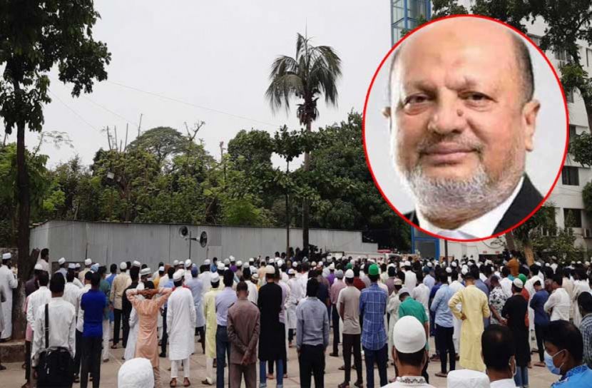 সুপ্রিম কোর্টে আব্দুল মতিন খসরুর দ্বিতীয় জানাজা অনুষ্ঠিত