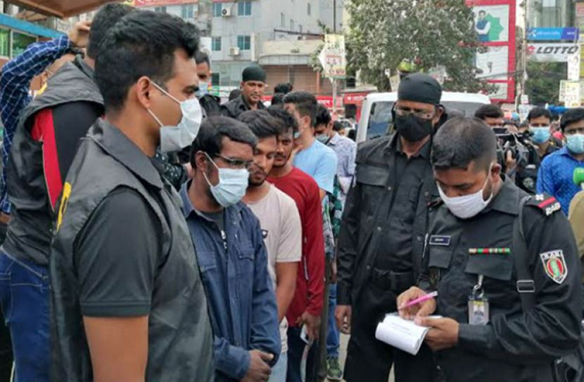 জরুরি প্রয়োজন ছাড়া বাইরে গেলেই জরিমানা