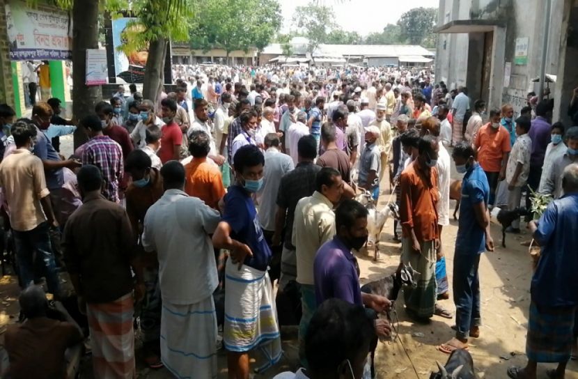 ঠাকুরগাঁওয়ে হাট-বাজার বন্ধের ঘোষণা  