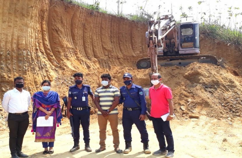 পাহাড় কাটার দায়ে ব্যক্তির কারাদণ্ড