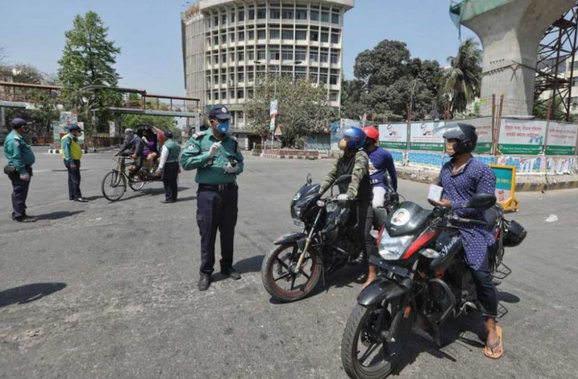 ষষ্ঠ দিনে লকডাউন, আইনশৃঙ্খলা বাহিনীর তৎপরতা