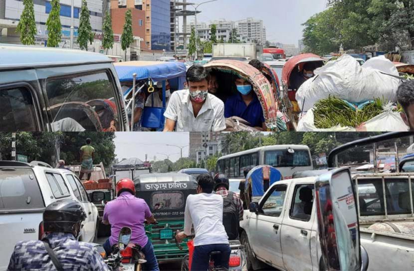 সবই চলছে নেই শুধু গণপরিবহন