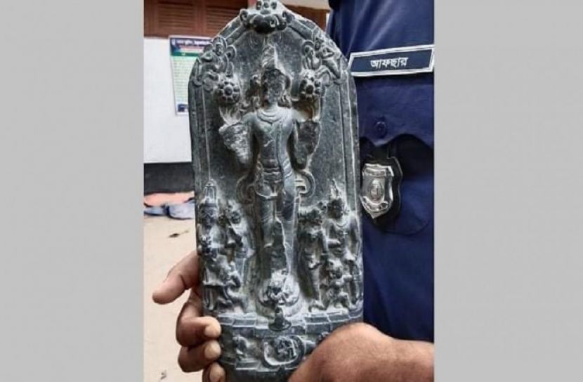 ঠাকুরগাঁওয়ে প্রাচীন মূর্তি উদ্ধার