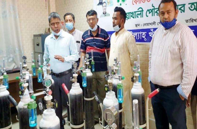 বিনামূল্যের অক্সিজেন ব্যাংক চালু করলেন মেয়র শহিদুল্লাহ খান