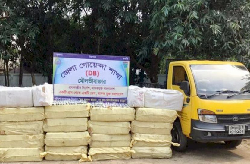 শ্রীমঙ্গলে ১ কোটি ২৫ লাখ টাকার ভারতীয় পণ্য আটক