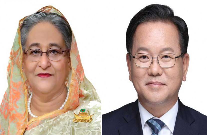 দক্ষিণ কোরিয়ার নতুন প্রধানমন্ত্রীকে শেখ হাসিনার অভিনন্দন