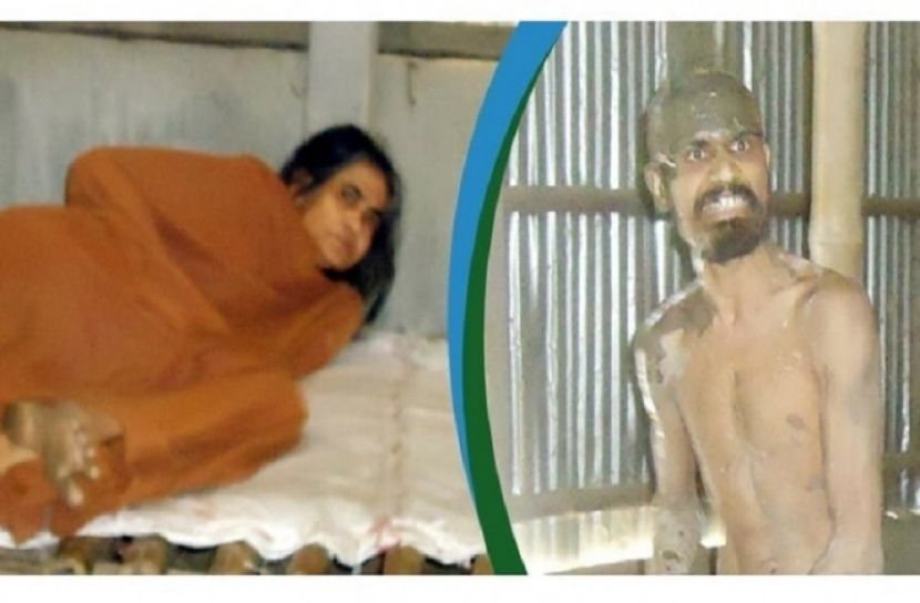 মা-ছেলের বন্দি জীবন 