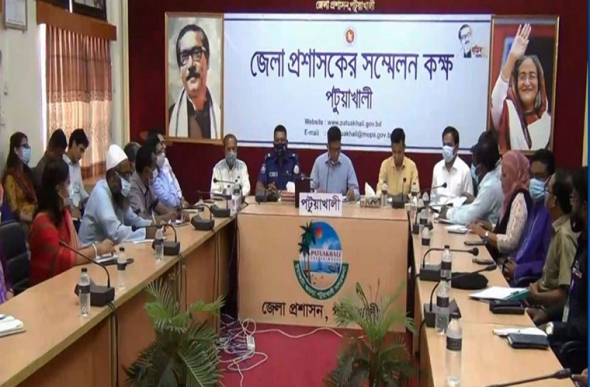 পটুয়াখালীতে ঘূর্ণিঝড় মোকাবিলায় ব্যাপক প্রস্তুতি
