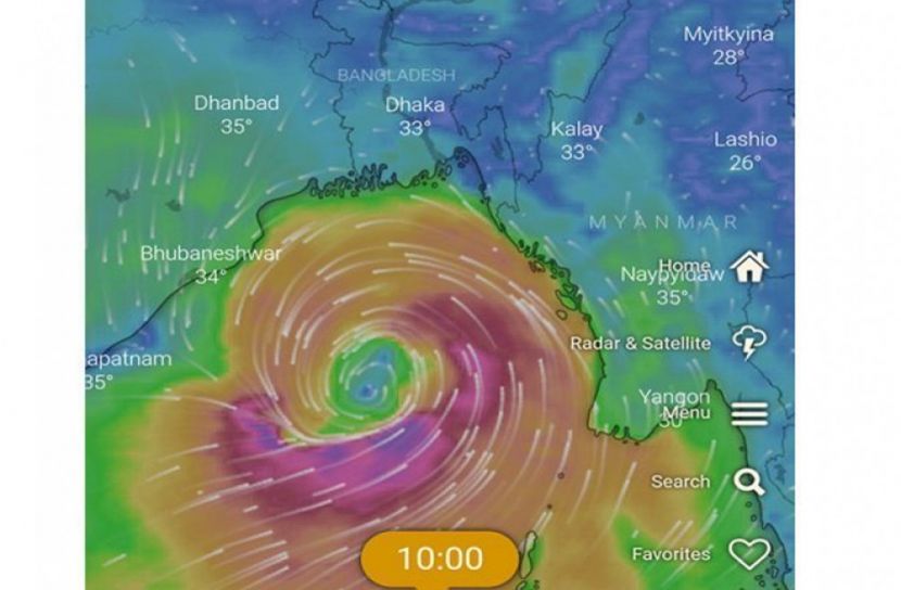 এগিয়েছে ইয়াস, জারি ৩ নম্বর স্থানীয় সতর্ক সংকেত 