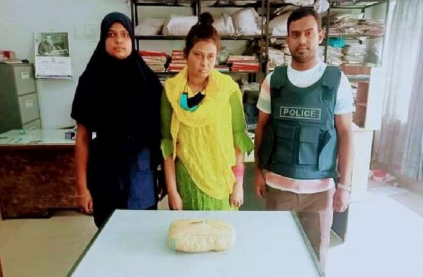 সরাইলে গাঁজাসহ নারী আটক