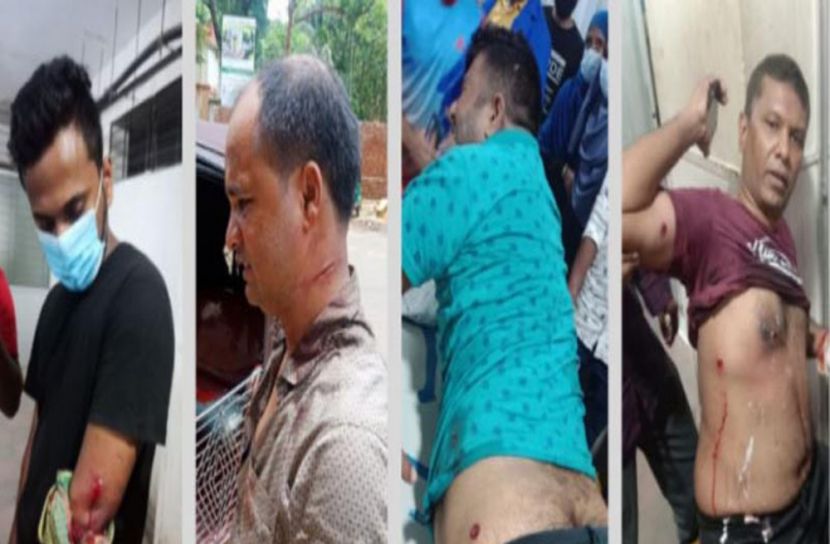 কবরস্থানে সাইনবোর্ড দেয়া নিয়ে সংঘর্ষ, গুলিবিদ্ধসহ আহত ১৩