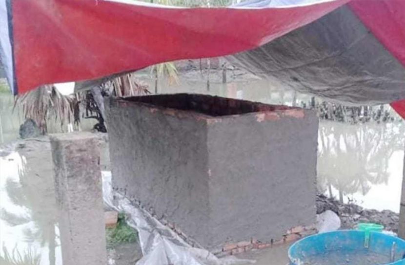 সাতক্ষীরায় কংক্রিটের কবরে সমাহিত  হলো যুবক