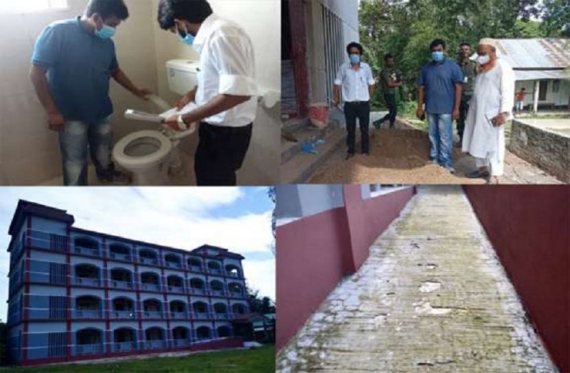 বড়লেখায় ৪ বিদ্যালয় ভবন নির্মাণে অনিয়ম 