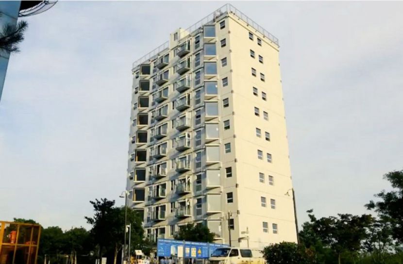 মাত্র ১ দিনে ১০ তলা বাড়ি নির্মাণ!