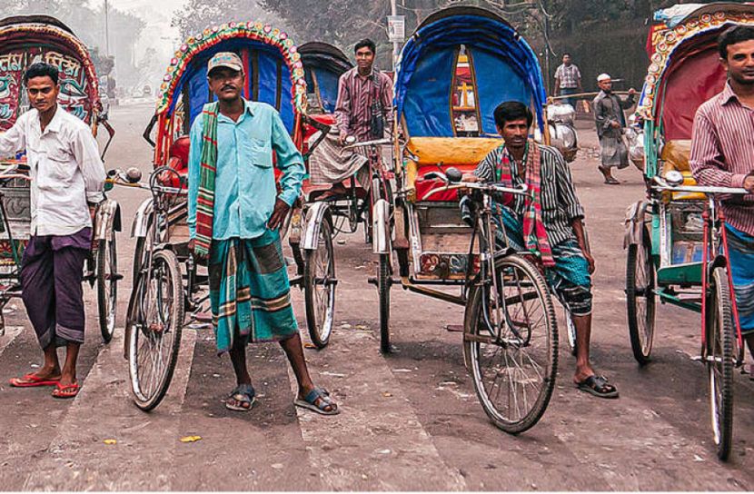 রিকশা-ভ্যান শ্রমিক ইউনিয়নের সমাবেশ