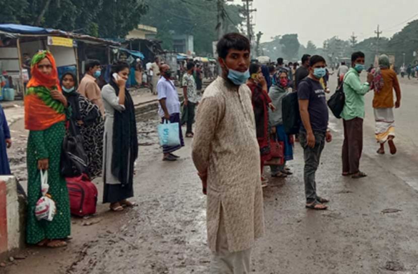 দুর্ভোগে গাজীপুরের অফিসগামীরা