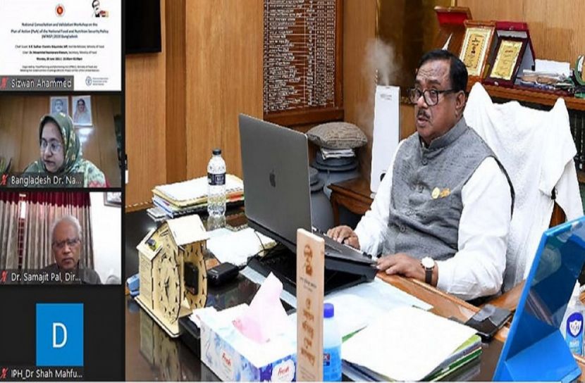 খাদ্য ও পুষ্টির নিরাপত্তায় কাজ করছে সরকার