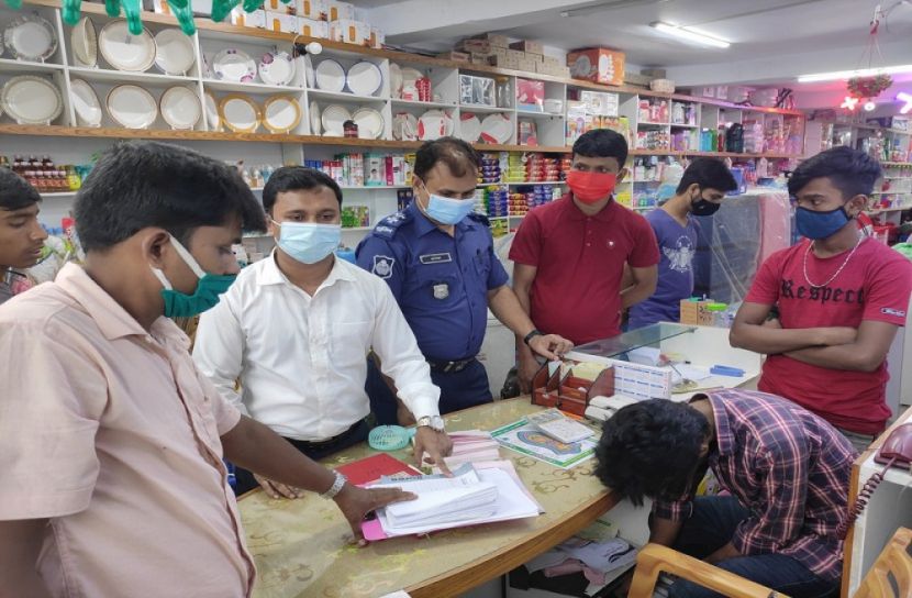 হবিগঞ্জে লকডাউন কার্যকরে ভ্রাম্যমাণ আদালত 