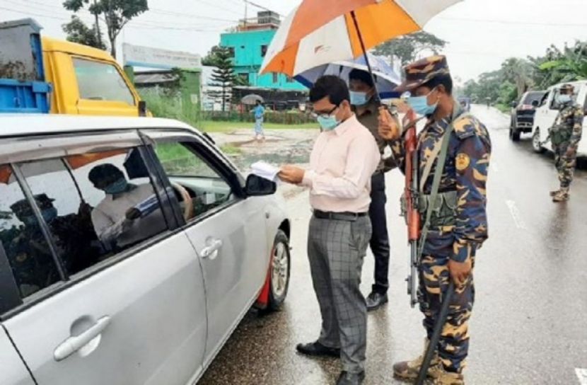 চাঁদপুরে বিধিনিষেধ অমান্য ১৩ হাজার টাকা অর্থদণ্ড