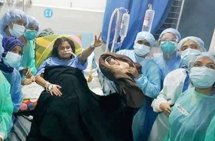 মা হলেন করোনাক্রান্ত নারী