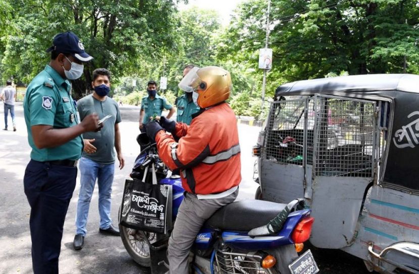 লকডাউনের পঞ্চম দিনে গ্রেফতার ৪১৩